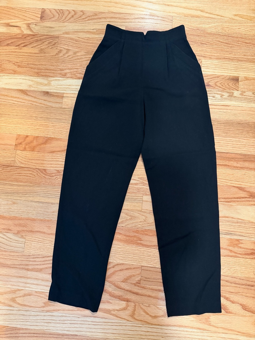 Vintage 90s Dana Buchman Black High Rise Pleated Trousers Women’s Size 2